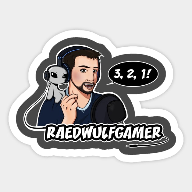 Raed and Minion 3,2,1! Sticker by Raedwulf Gamer